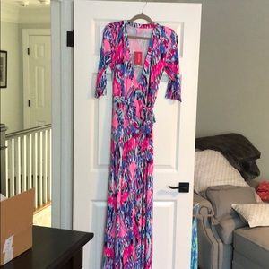 Lilly Pulitzer Marvista Wrap Dress.